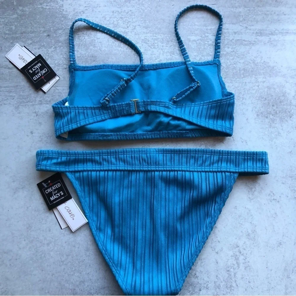 Salt & Cove Two Piece Bikini Set Blue